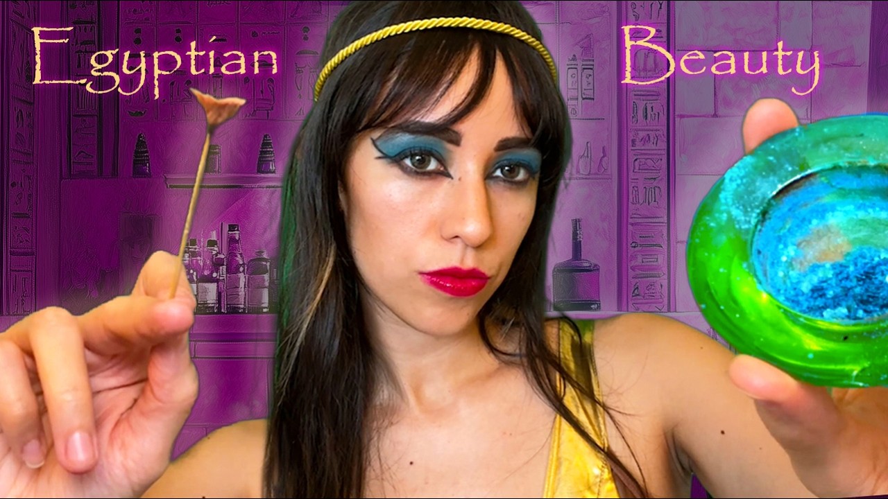 ASMR Cleopatra’s Ancient Makeup Secrets