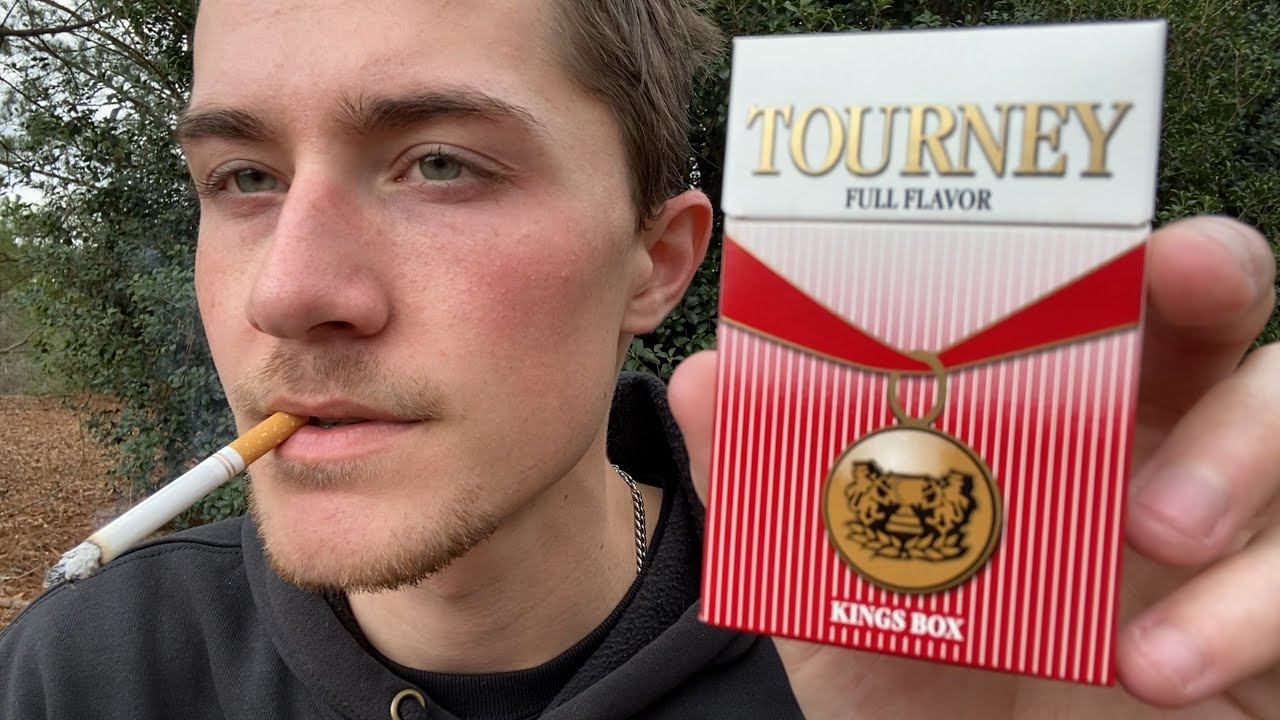 Smoking a Tourney Red &ldquo;Full Flavor&rdquo; Cigarette - Review