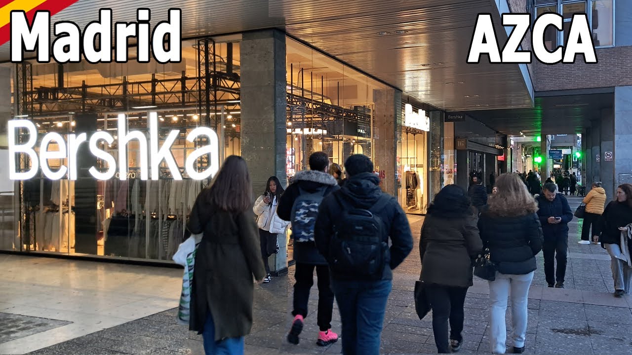 Madrid [4K] Shopping Area AZCA during Winter Sales! Madrid walking tour (January 2026). Spain