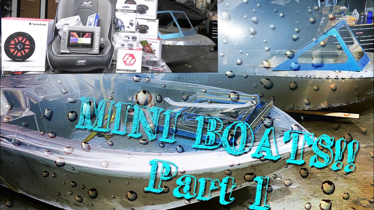 Dude builds TWO Mini Jet Boats ALONE!!!!