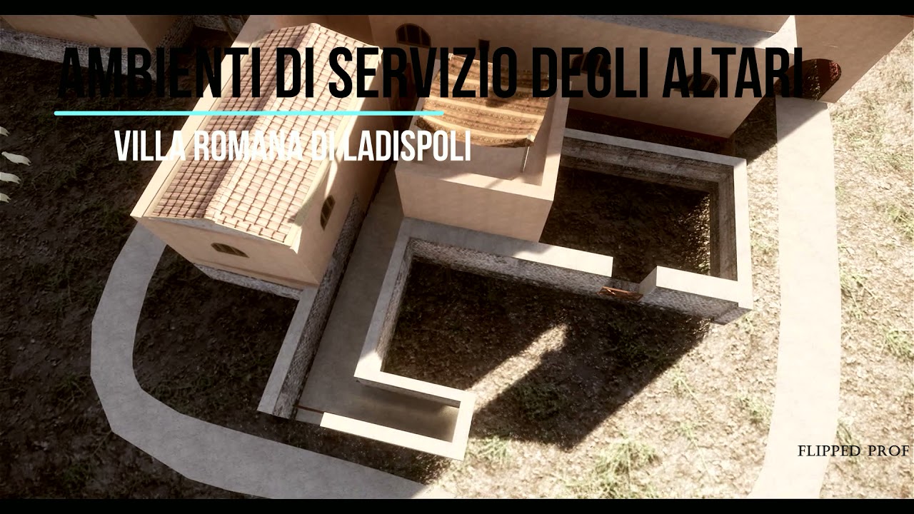 La Villa Romana di Ladispoli La Grottaccia ricostruzione 3d filmato