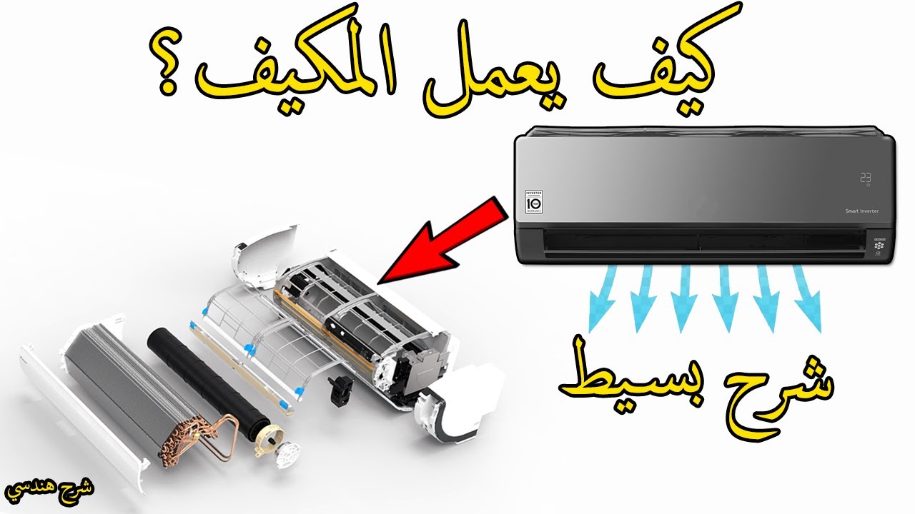 كيف يعمل المكيف؟ الحجم؟ مشاكله؟ | شرح بسيط و سهل