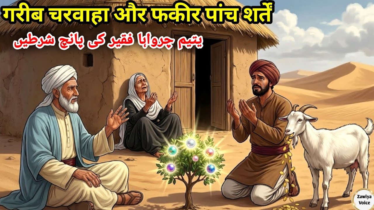 Gareeb charwaha Aur Fakeer ki panch sharton |Jisne Charwahe ki takdeer Badal Di #Islamicmoralstory