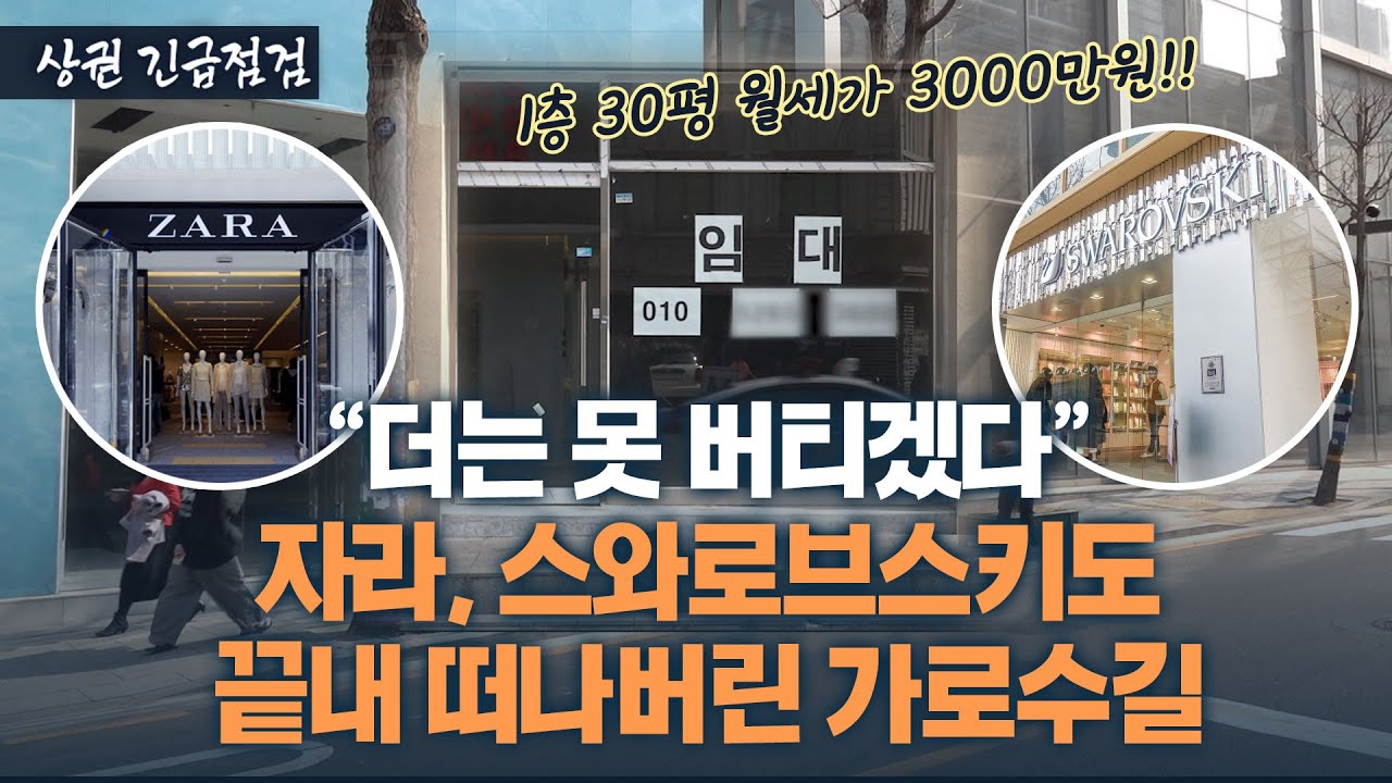가로수길 점포 80곳 중 30곳 공실...임대료 4배 뛴 세로수길도 위험