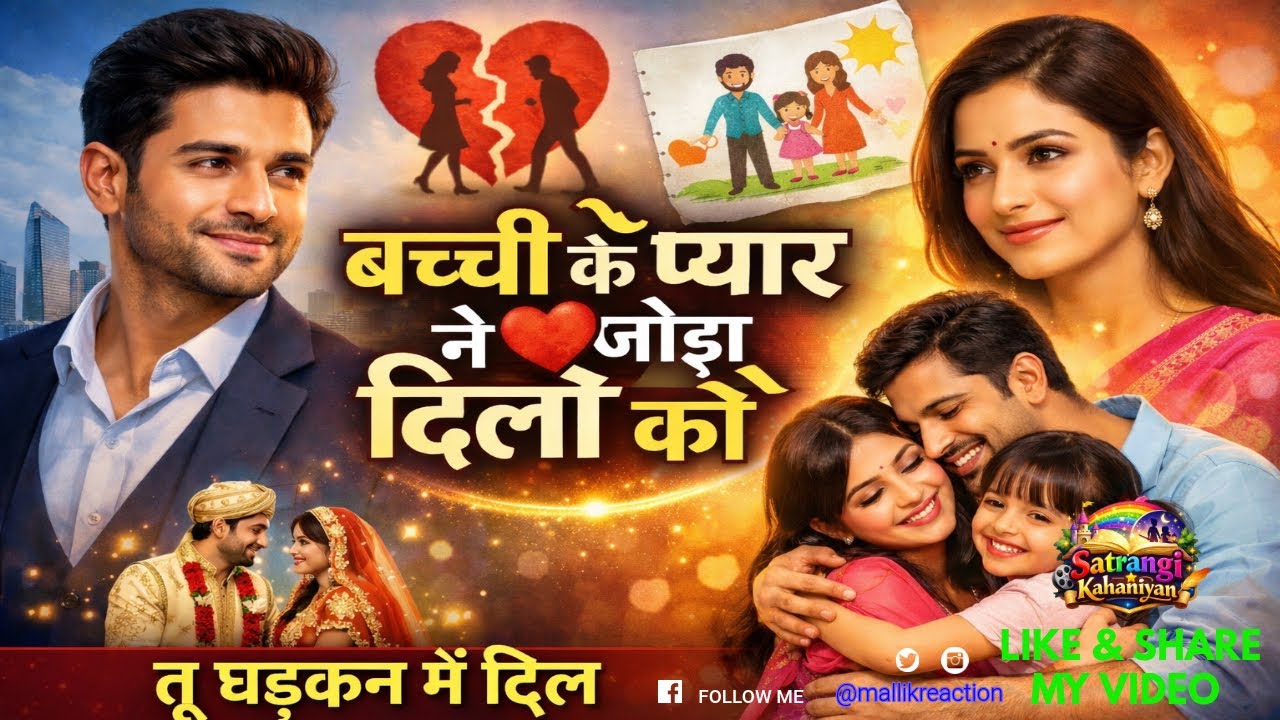 तू धड़कन मैं दिल | Emotional Love Story | Broken Hearts to Complete Family | Hindi Story