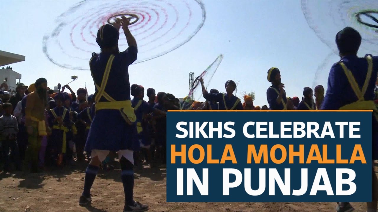 Sikhs celebrate annual festival of 'Hola Mohalla' in Punjab