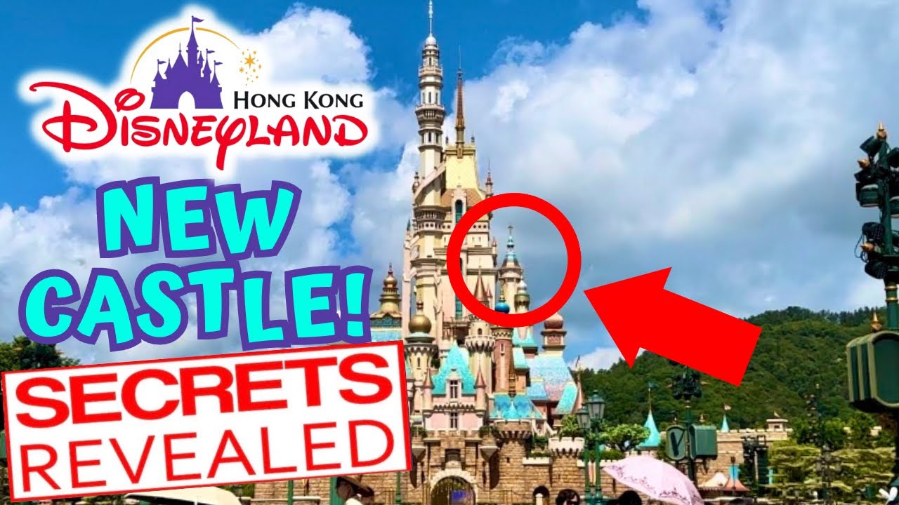 SECRETS REVEALED Hong Kong Disneyland Castle You WON'T BELIEVE Who's On It | World Tour Day 26