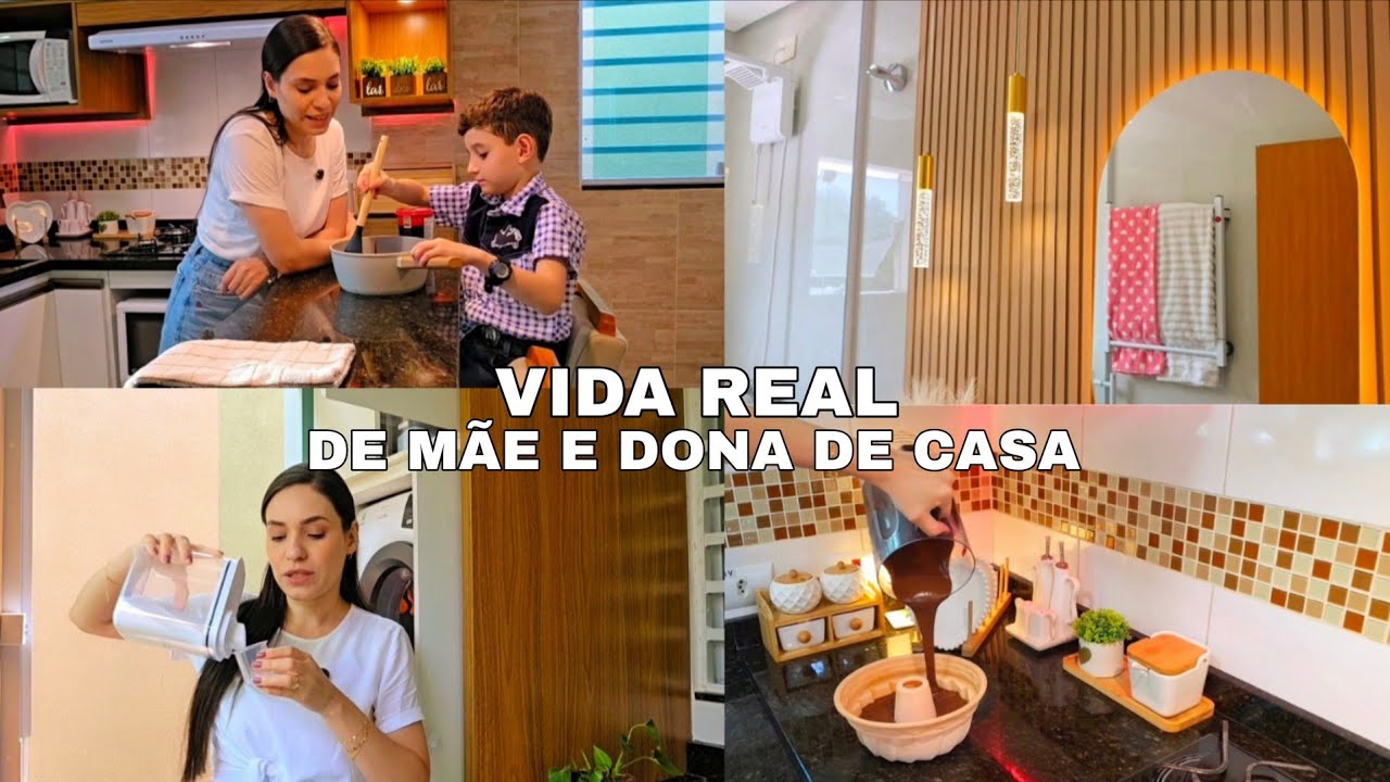 BANHEIRO DE CARA NOVA🤩 ele me ajudou a fazer bolo/dica pra deixar roupa branca 