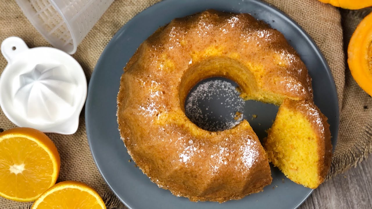 Così buona che non ne rimane nulla a tavola!Ciambella Zucca e arancia 🍊e fai questa deliziosa torta!