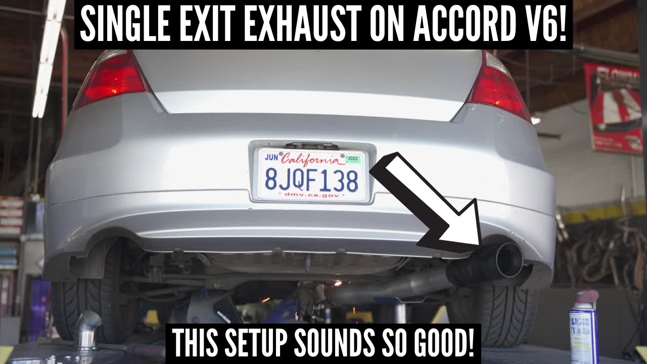 1 OF 1 EXHAUST ON MY ACCORD | Custom 3