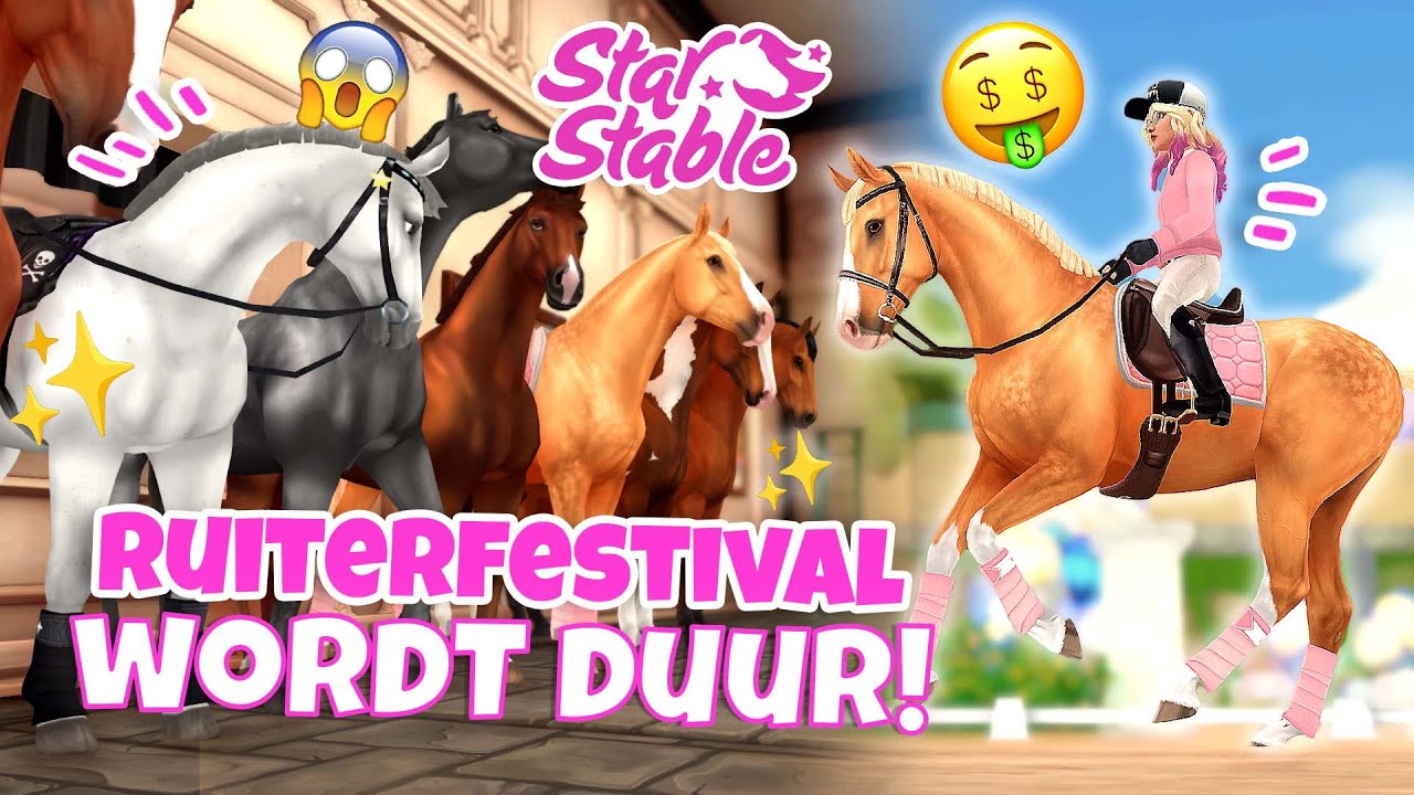 RUITERFESTIVAL WORDT STEEDS DUURDER 💸💸 4 NIEUWE PAARDEN , STALUPDATE & OUTFITS!  | SSO Update (nl)