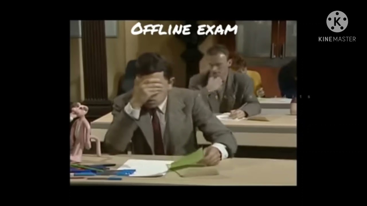offline exams vs online exams funny memes