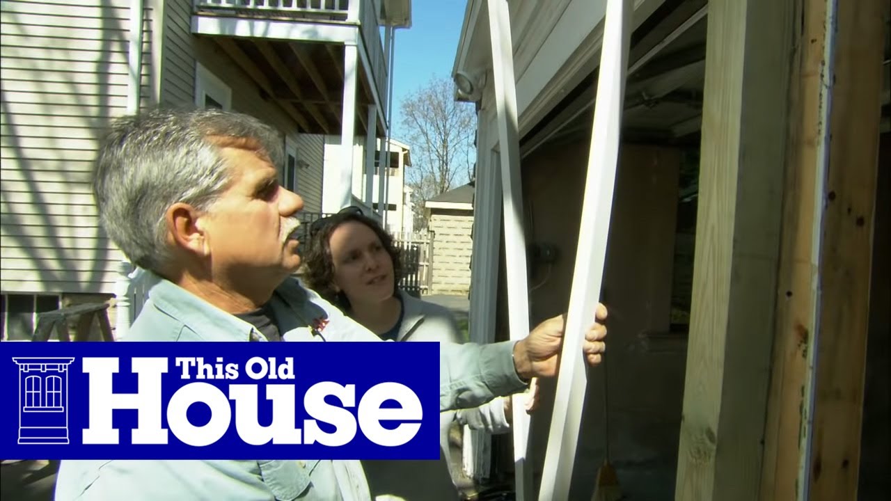 How to Replace a Rotted Garage Door Post | This Old House