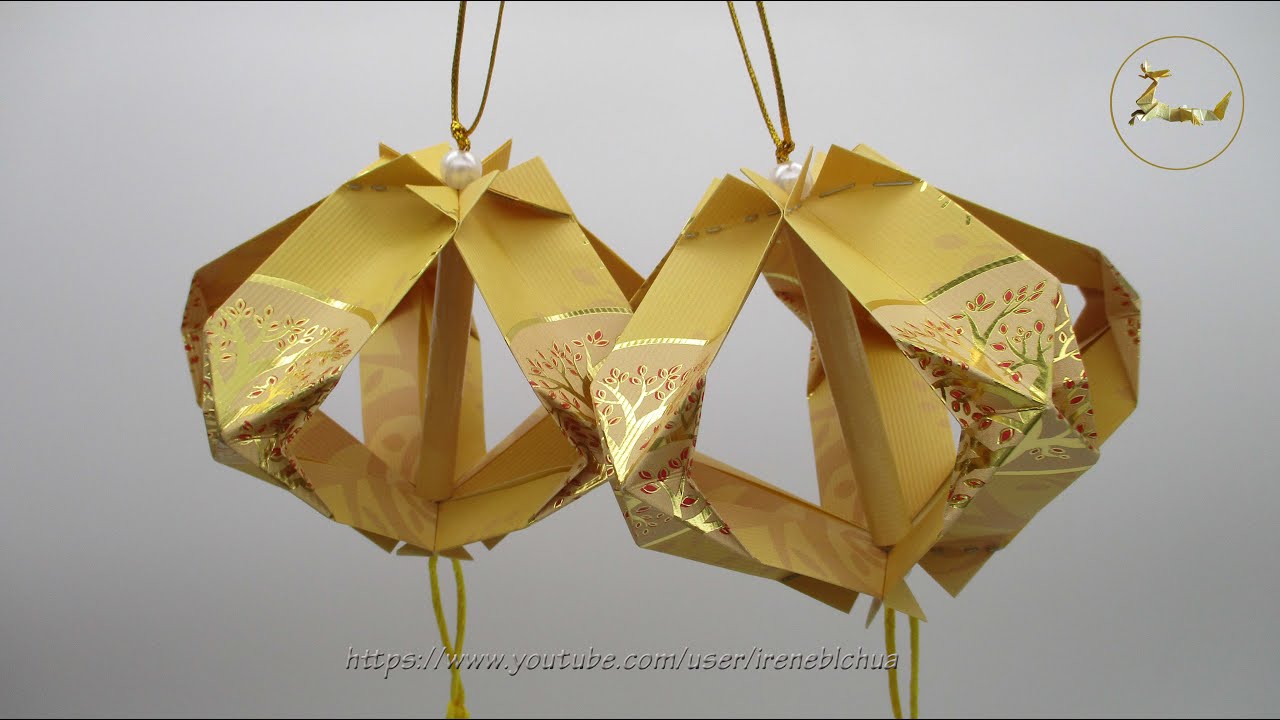CNY Tutorial No. 273 - 5-unit Hongbao Lantern 红包灯笼手工制作
