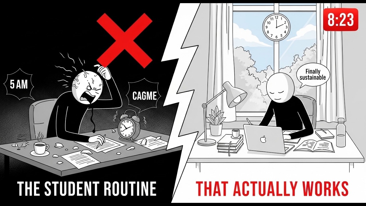 The Student Routine That Actually Works (Not Another 5AM Grind)