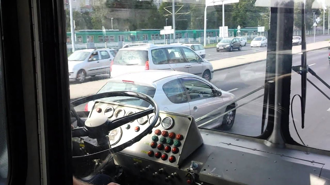 BKV Ikarus 180 on line C in Budapest part 2