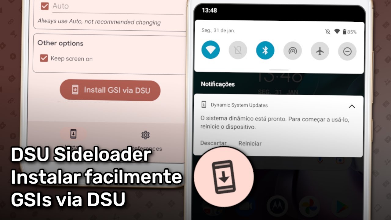 DSU Sideloader - Instalar GSIs via DSU facilmente (Testar GSIs sem afetar sua ROM atual)