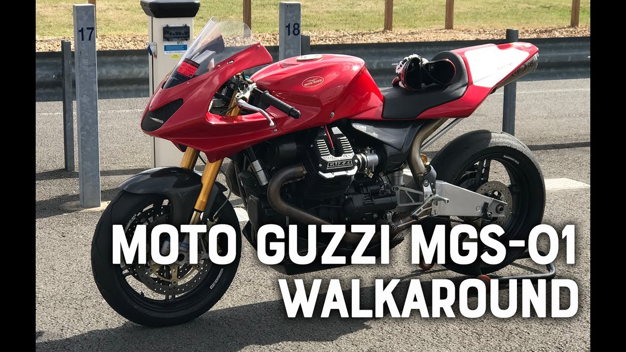 SUPER RARE! MOTO GUZZI MGS-01 WALKAROUND & START-UP