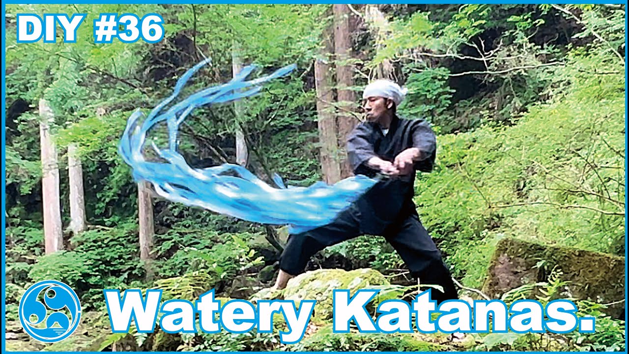 How to make Watery Katanas.DIY#36