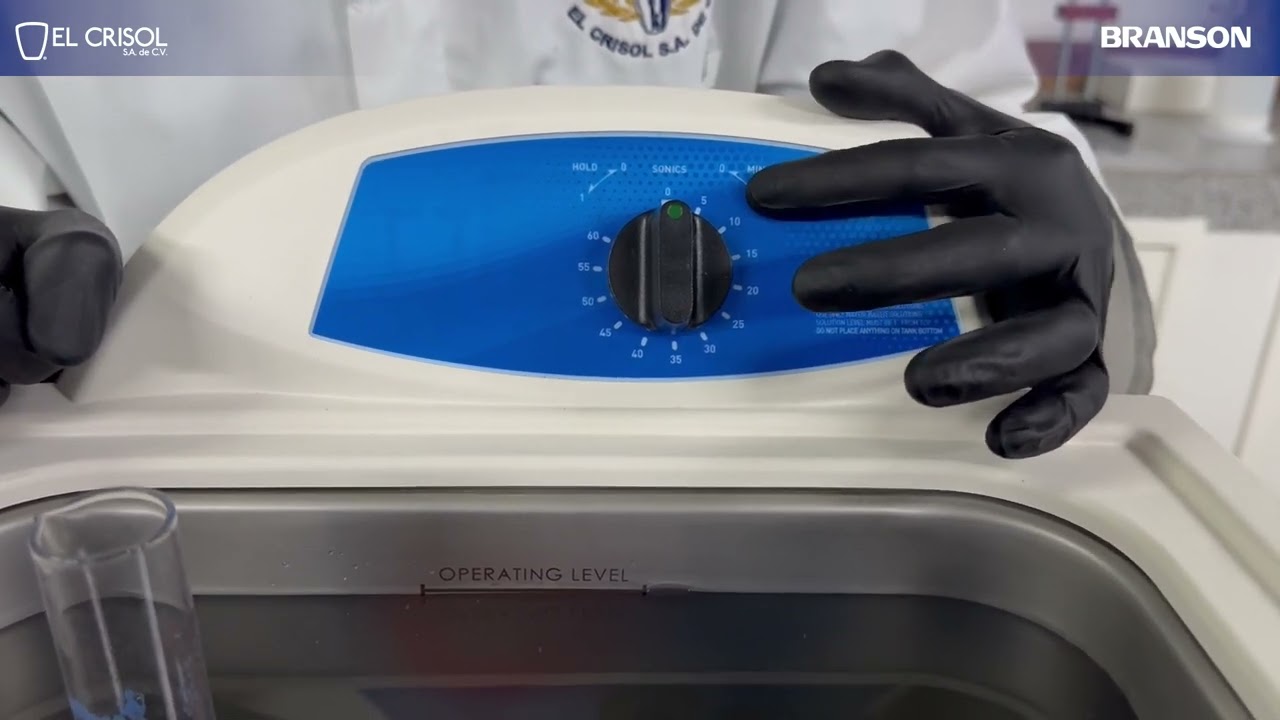 ¿Cómo funciona un baño ultrasónico? | BRANSON 6L control análogo