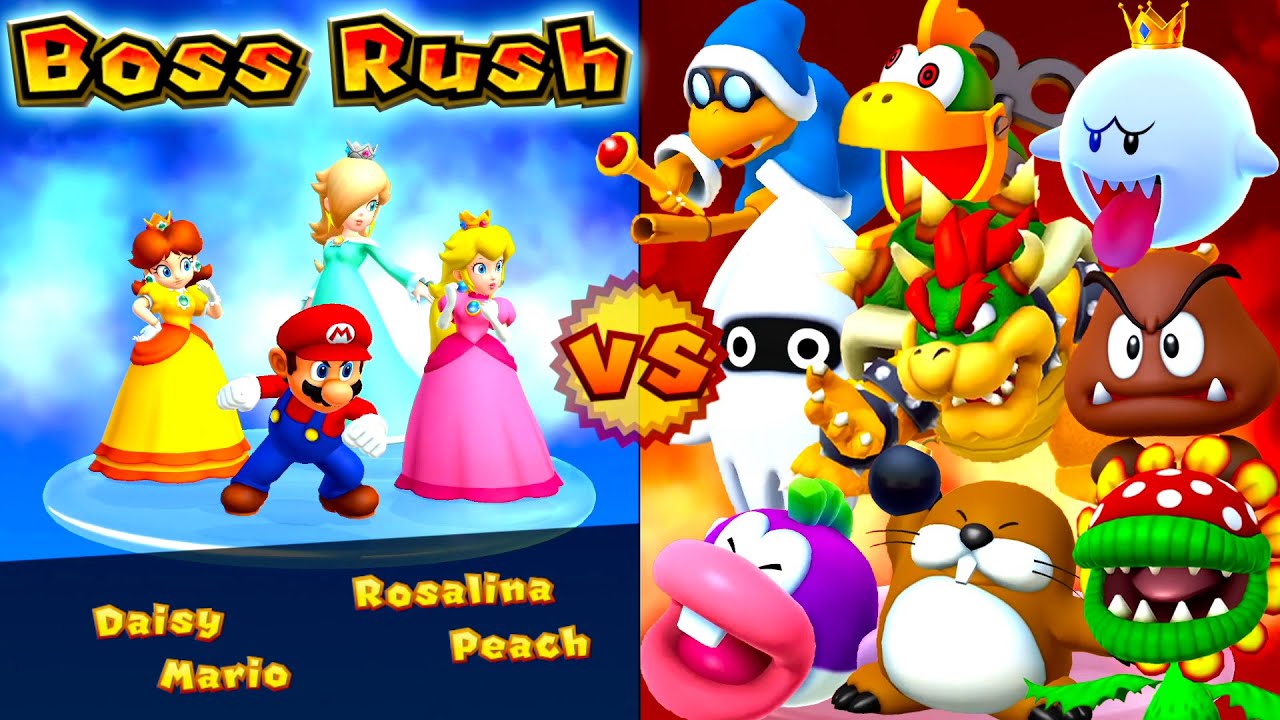 Mario Party 10 Boss Rush: All Boss Battles MiniGames (Master Difficulty)