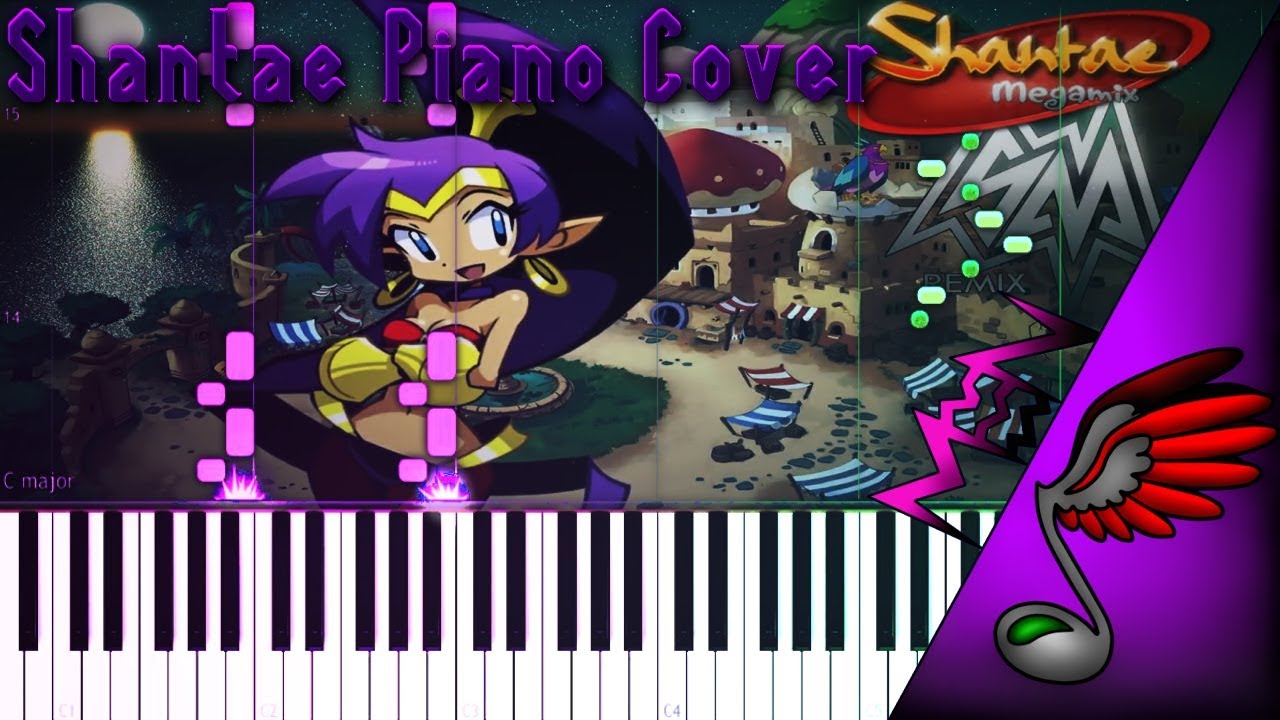 SayMaxWell - Shantae (Piano Tutorial) - Synthesia HD