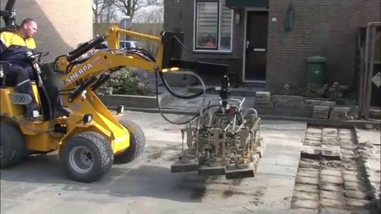 Trottoirtegel herbestrating