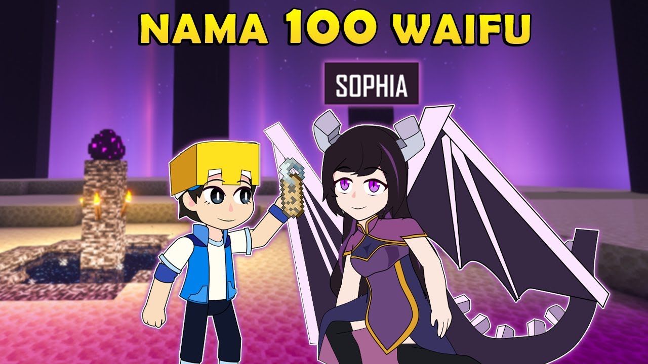 Nama 100 Waifu di Minecraft - Animasi Minecraft