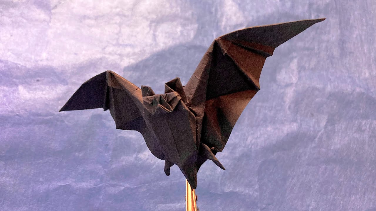 【Origami】Bat How to fold 【折り紙】コウモリの折り方