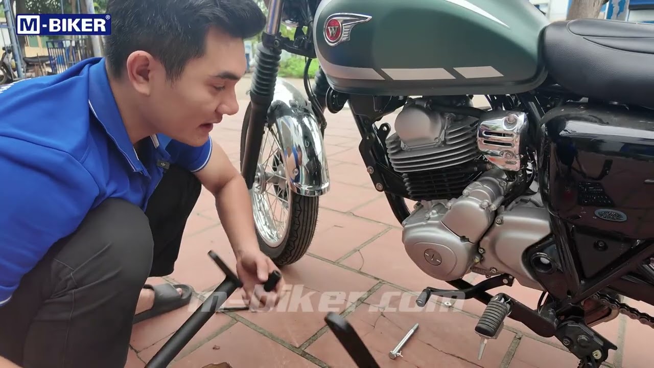 [MBiker] Hướng dẫn lắp chống đổ W230 mẫu 1 | Lắp chuẩn zin - Không độ chế #w230 #mbiker