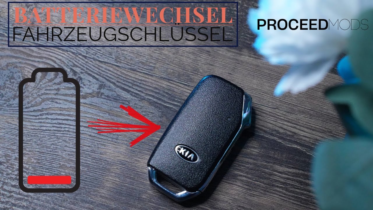 KIA Fernbedienung Batteriewechsel / Battery Replacement