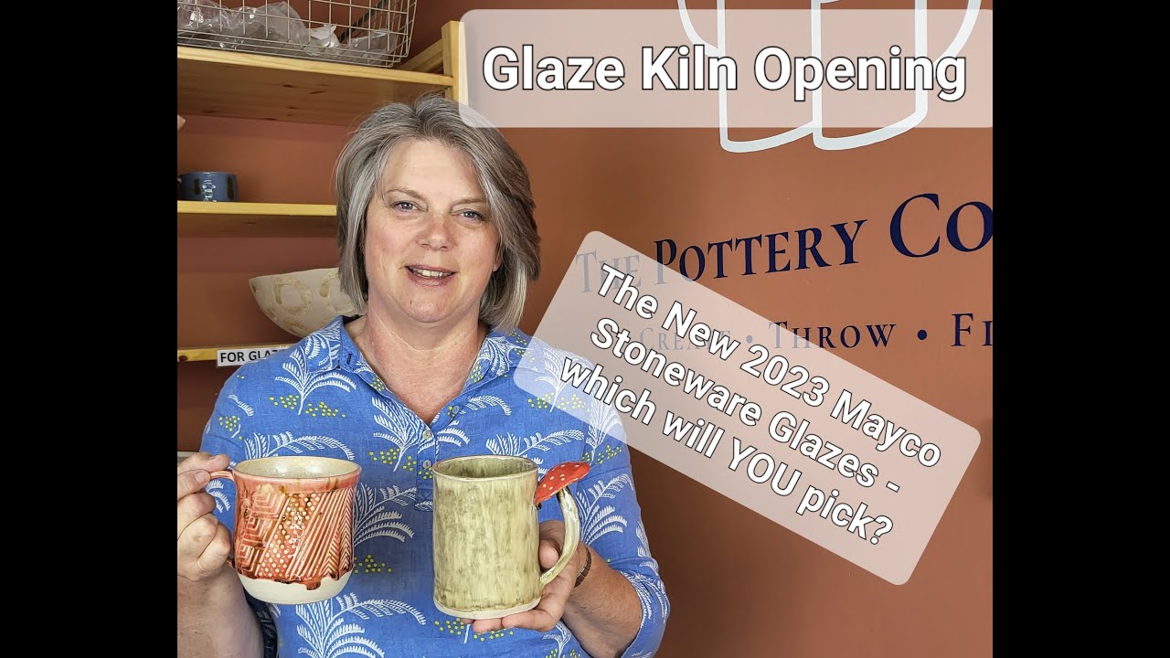 Kiln opening: Testing out the 2023 Mayco Stoneware Glazes - Amazing New Colours to Try