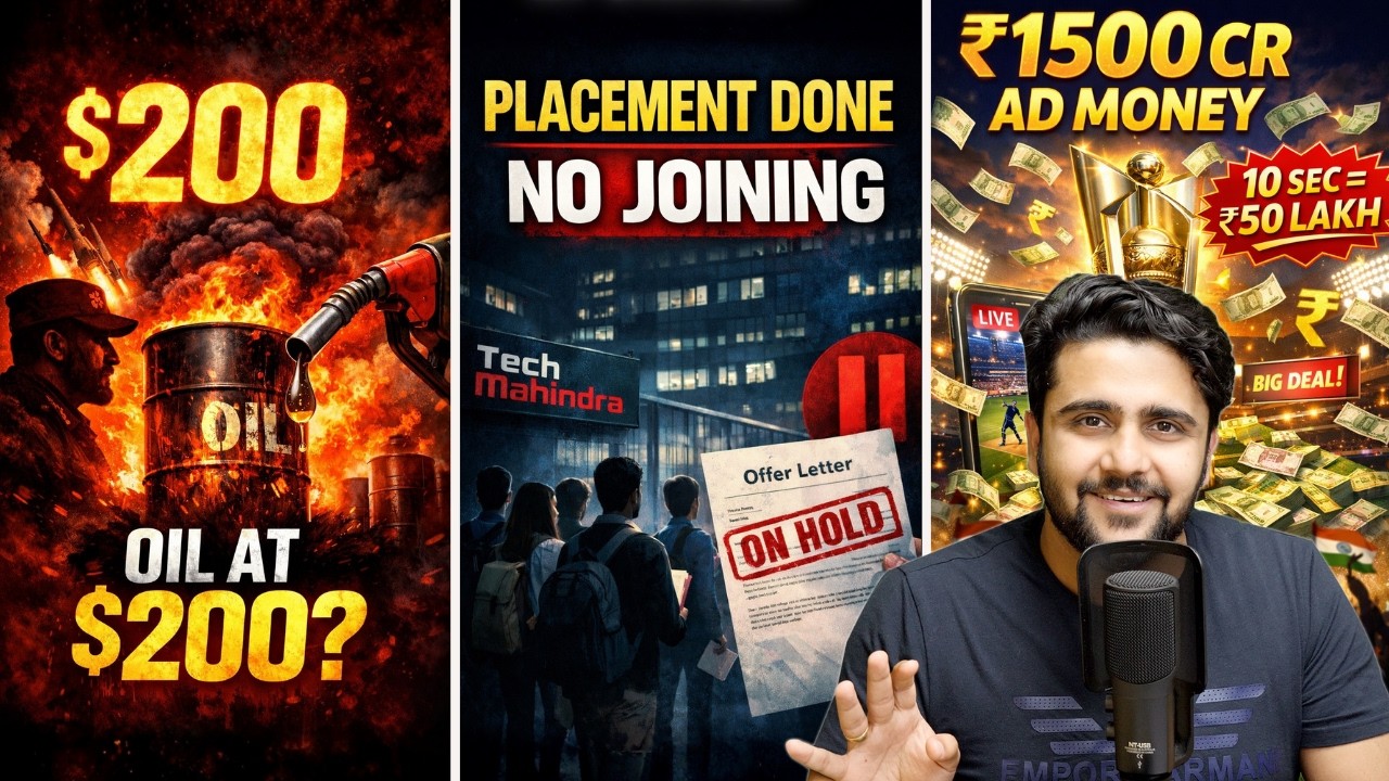 Oil To $200?,Sensex Crashes, Telegram Crackdown, LPG Crisis, Cursor Hits $50B, Replit: Business News