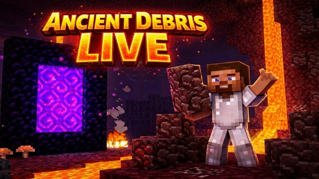 Minecraft Survival Day 16 | Ancient Debris Hunt 💥 #shorts #minecraft #minecraftsurvival #nether