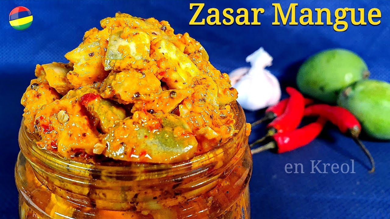 Recette Zasar Mangue 🥭 (en Kreol 🇲🇺)