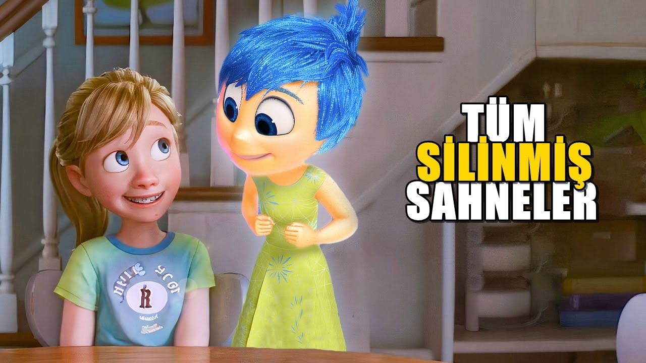 Riley ve Neşe silinmiş bir sahnede karşılaşıyorlar | Inside Out tüm silinmiş sahneler