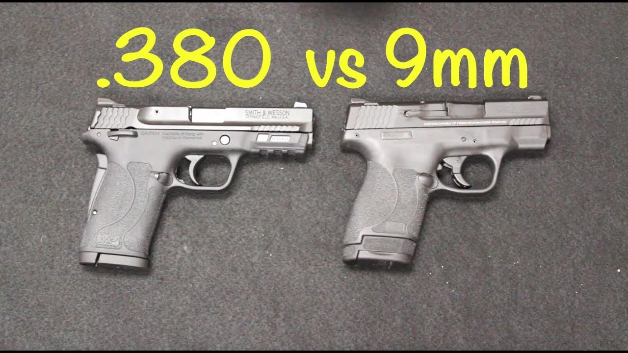 S&W Shield 380 EZ против Shield 2.0 9 мм