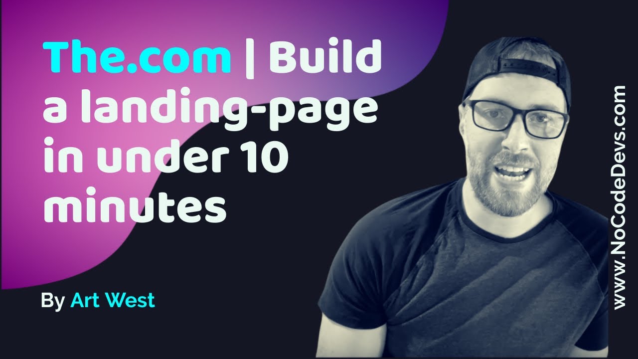 The.com | Build a landing-page in under 10 minutes