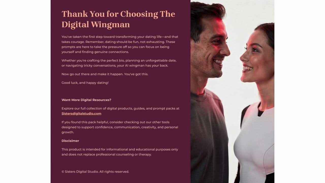 The Digital Wingman | AI Dating Guide Powered by The Dating Clarity Companion GPT