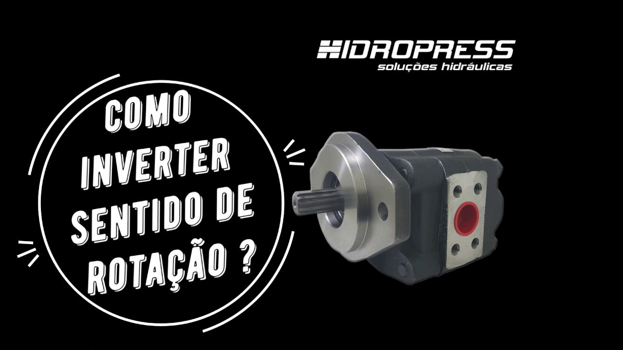 COMO MUDAR O SENTIDO ROTAÇÃO PARA BOMBAS P30, P50, P75