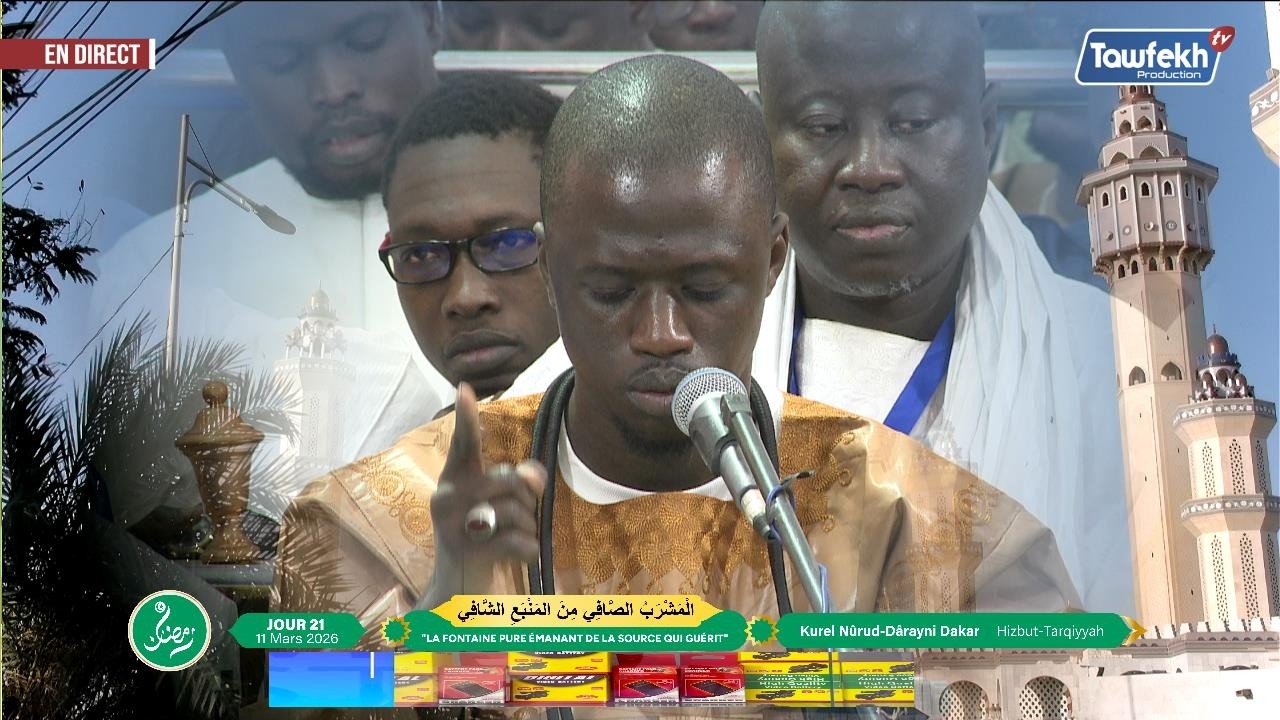 Intégralité de Prestation Kurel Nurud Darayni Hizbut Tarqiyyah dakar 21e Jour Ramadan 1447h/2026