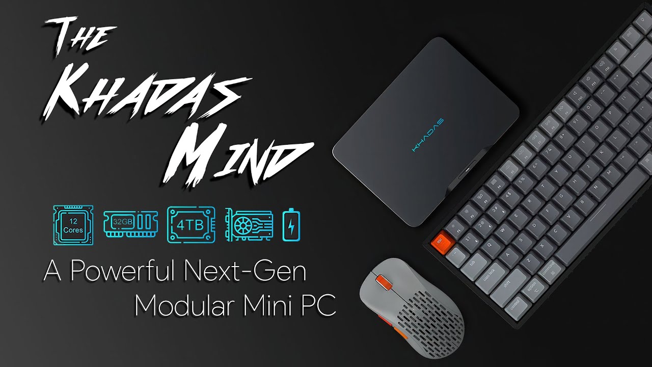 The KHADAS MIND Is An All-New Powerful Next-Gen Modular Mini PC! Hands-On