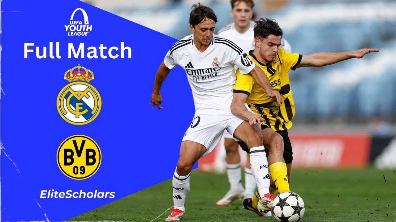 Full Match Real Madrid U19 vs Dortmund U19 | UEFA Youth League Round of 32 | 12/02/25