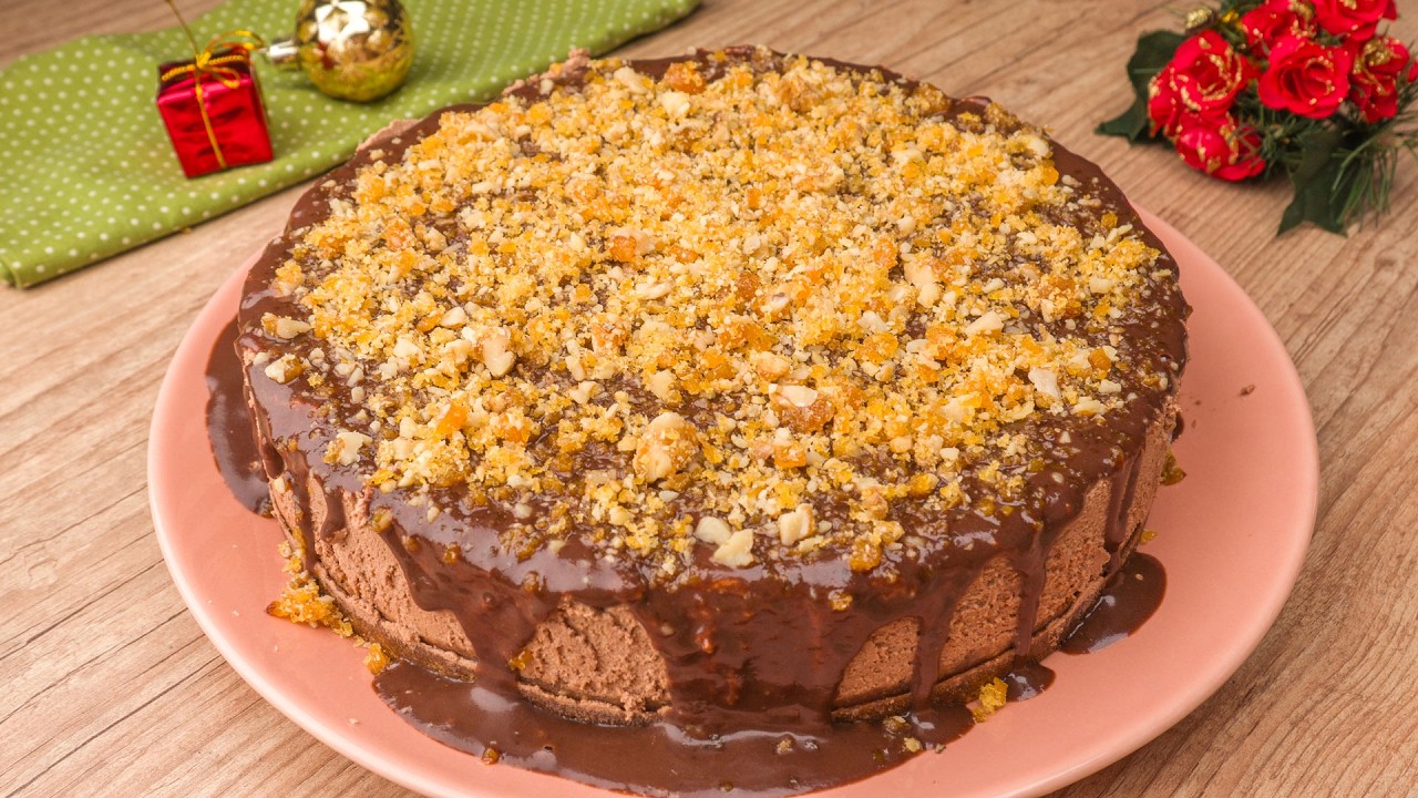 TORTA MOUSSE DE CHOCOLATE COM NOZES FÁCIL E RÁPIDA DE FAZER | Cook'n Enjoy 1501