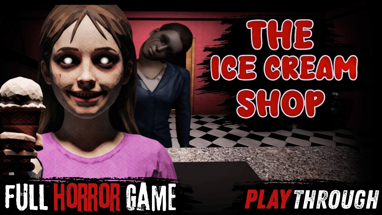 The Ice Cream Shop - Full Horror Game - No Commentary - 1440p