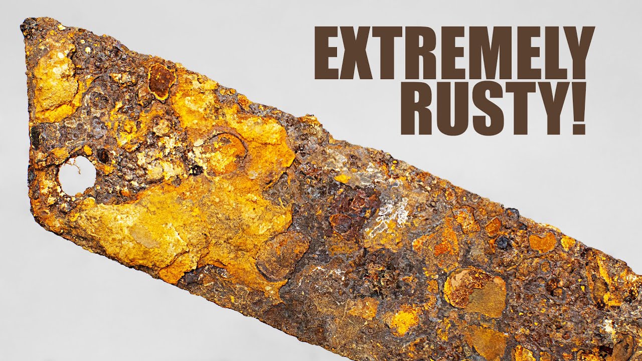 120 Years Underground! Rusty Cleaver Restoration. Found with a metal detector