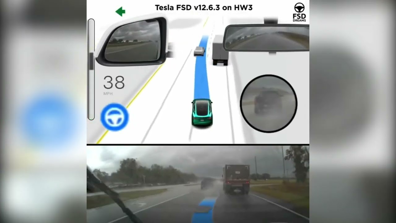 Tesla FSD v.12.6.3 for HW3/AI3 road test #selfdriving #autonomousdriving #adas