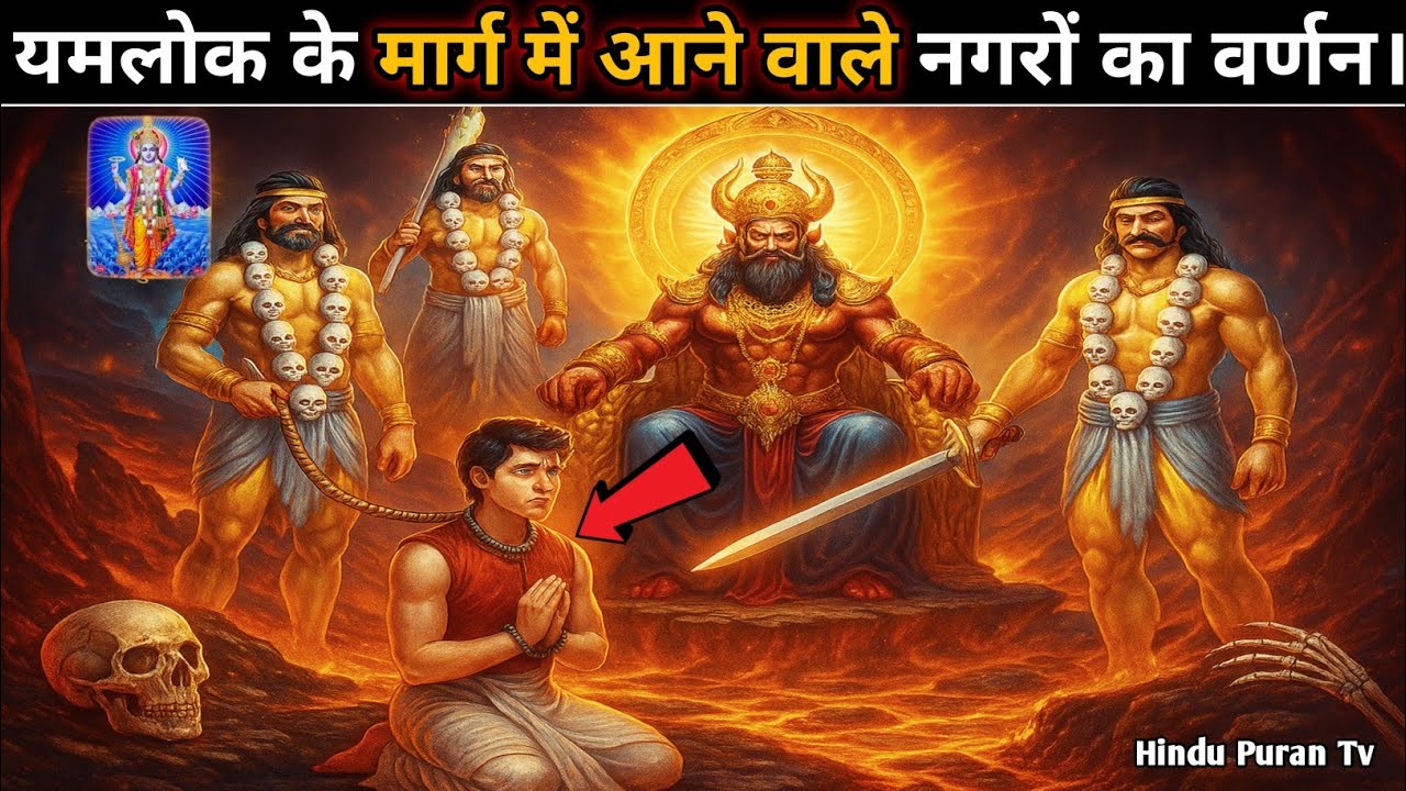 यमलोक के मार्ग में आने वाले नगरों का वर्णन | Garud Puran | Part - 2