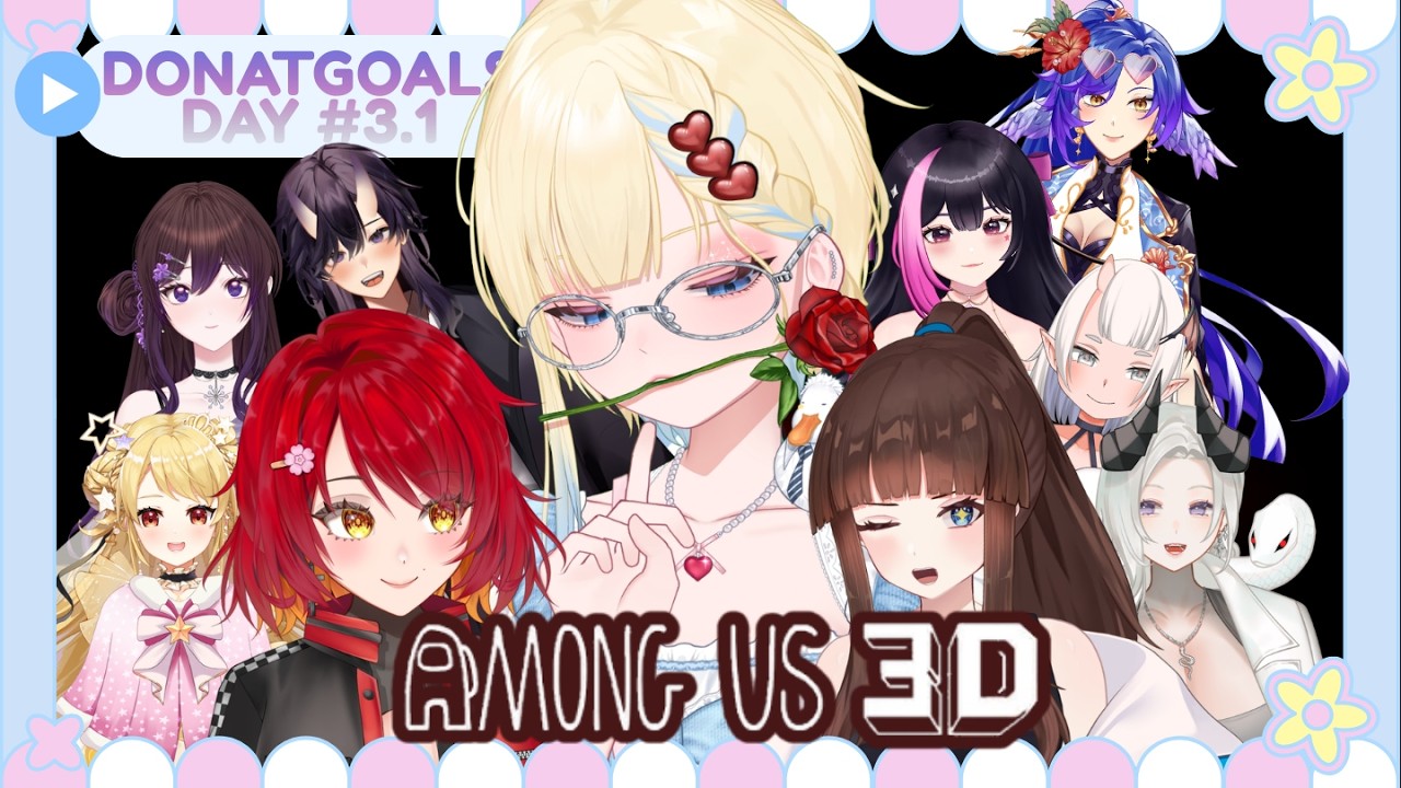 COLLAB AMONG US 3D BARENG CIWIK CIWIK - CANTIK - DONATGOALS #3.1