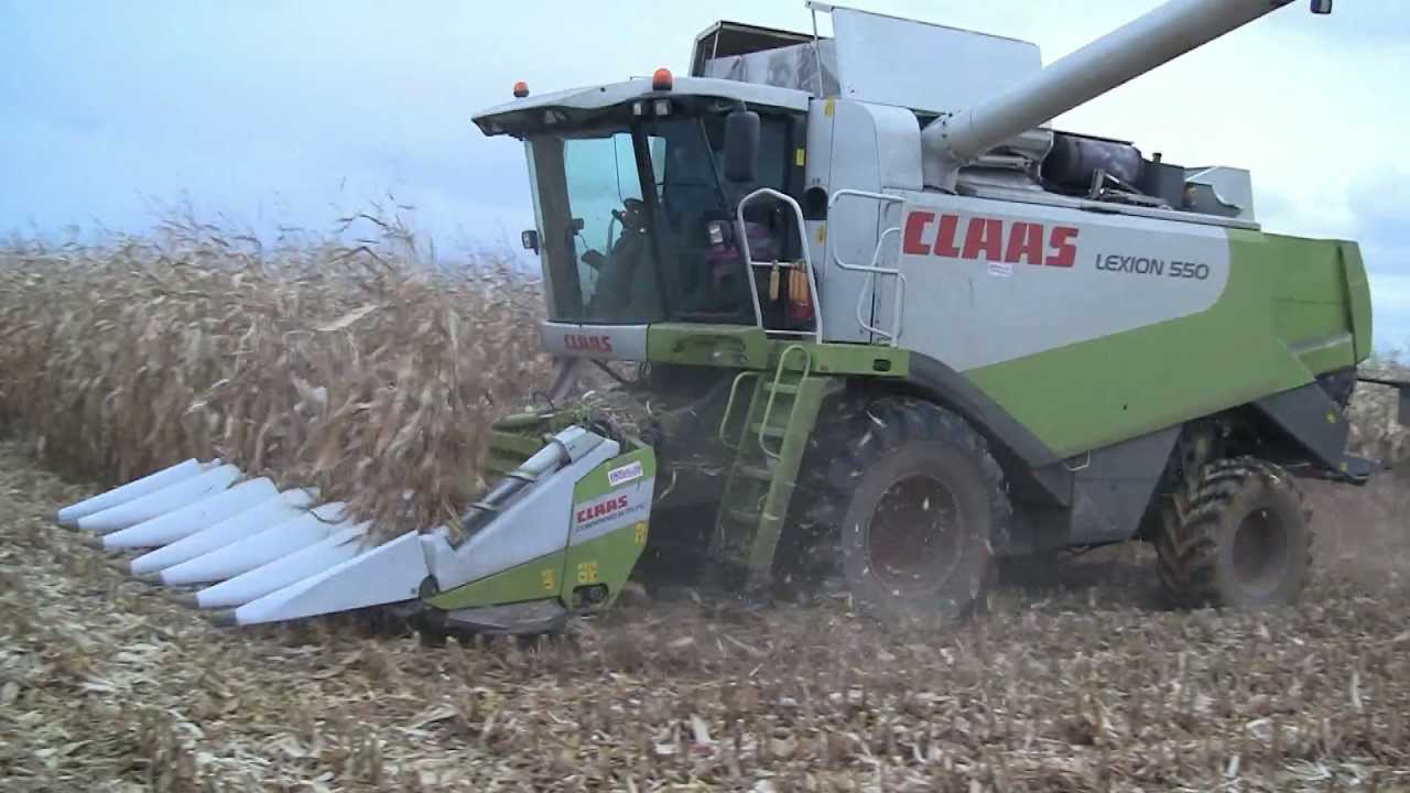 Moissonneuse Batteuse Claas lexion 550 & bec à mais  6 rangs - 2012  Franche Comté